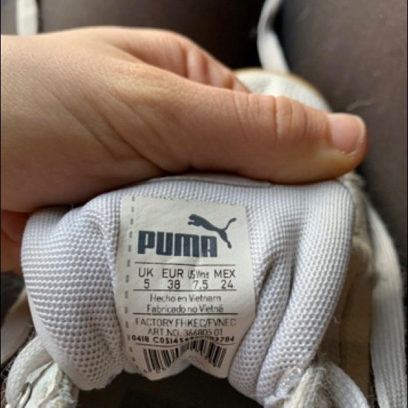 White puma sneakers - Picture 4 of 4